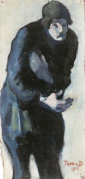 Theo van Doesburg Beggar. oil painting picture